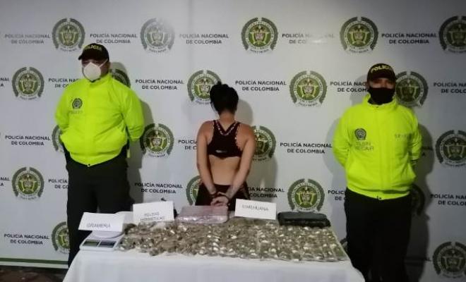 Capturamos una mujer con más de dos kilos de marihuana | Policía Nacional  de Colombia