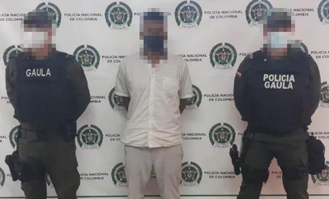 Ofensiva contra la extorsión y secuestro en el Valle de Aburrá sujeto capturado por extorsión