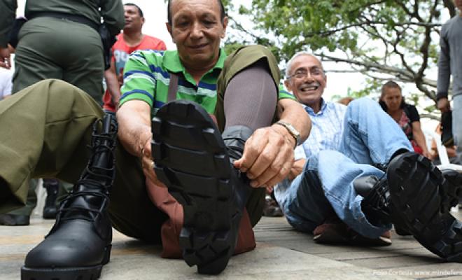 Botas de sales policia colombiana