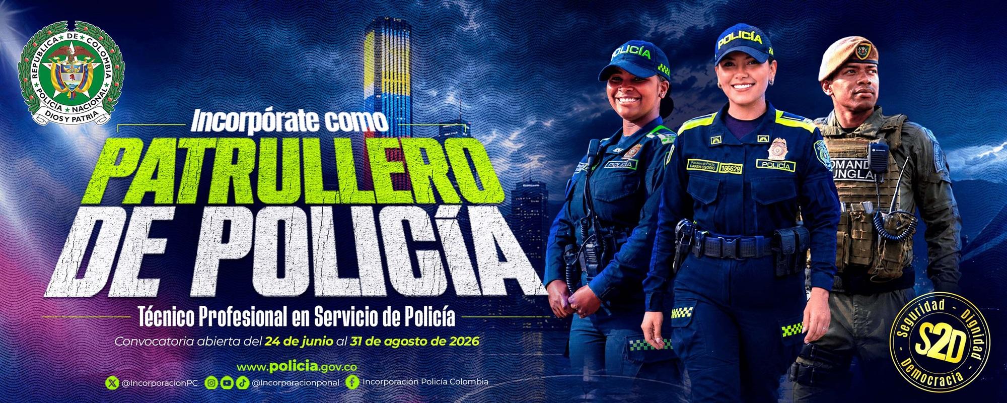Convocatoria Patrullero de Polic&iacute;a 2026-II