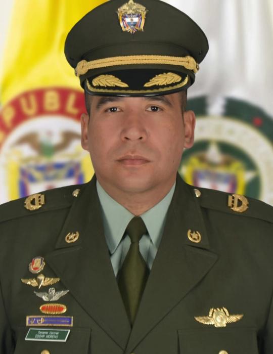 Teniente Coronel Edgar Moreno Ossa