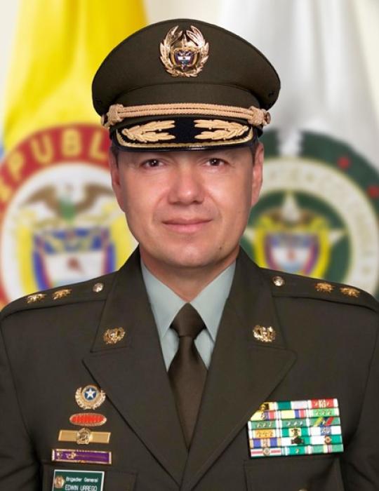 Comandante Polic&iacute;a Metropolitana Santiago de Cali