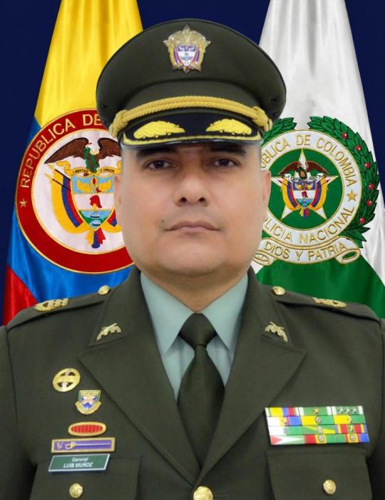 Comandante del departamento de polic&iacute;a Antioquia