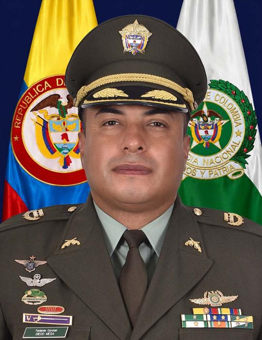 Teniente coronel Diego Felipe Mesa Mera