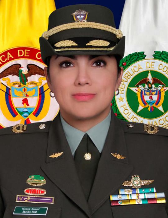 Teniente Coronel Eliana Ruiz Riascos