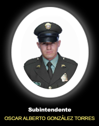 Subintendente OSCAR ALBERTO GONZALEZ TORRES