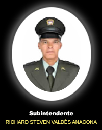 Subintendente RICHARD STEVEN VALDES ANACONA